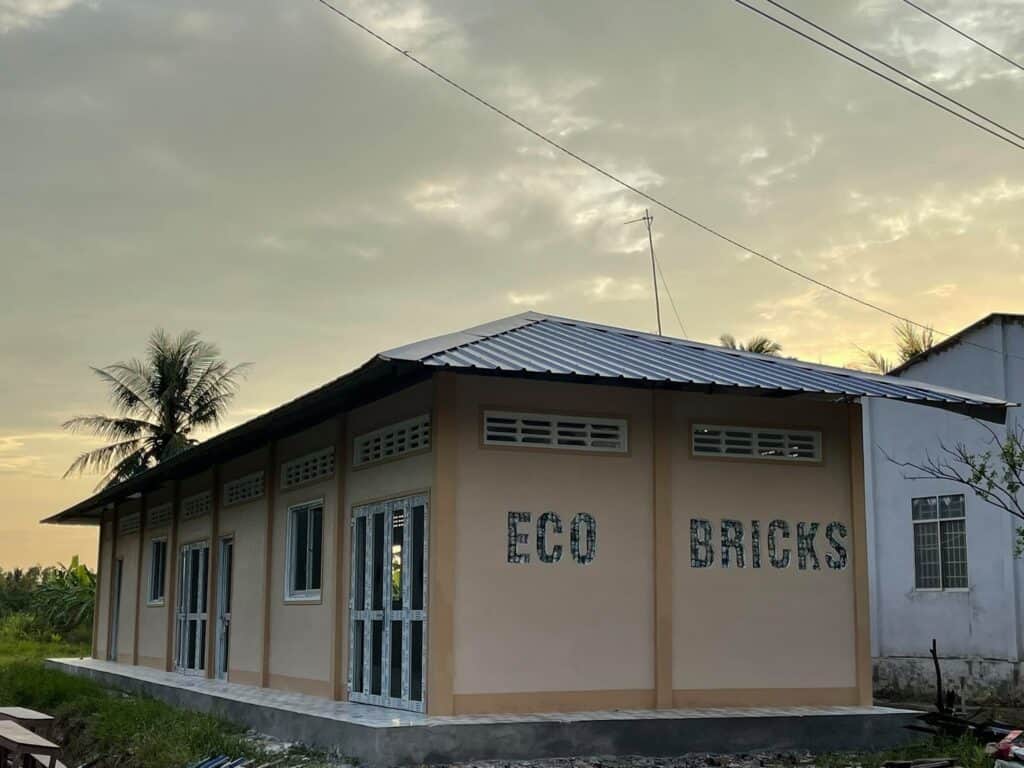 eco brick building