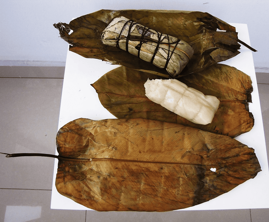 boiled cassava bread